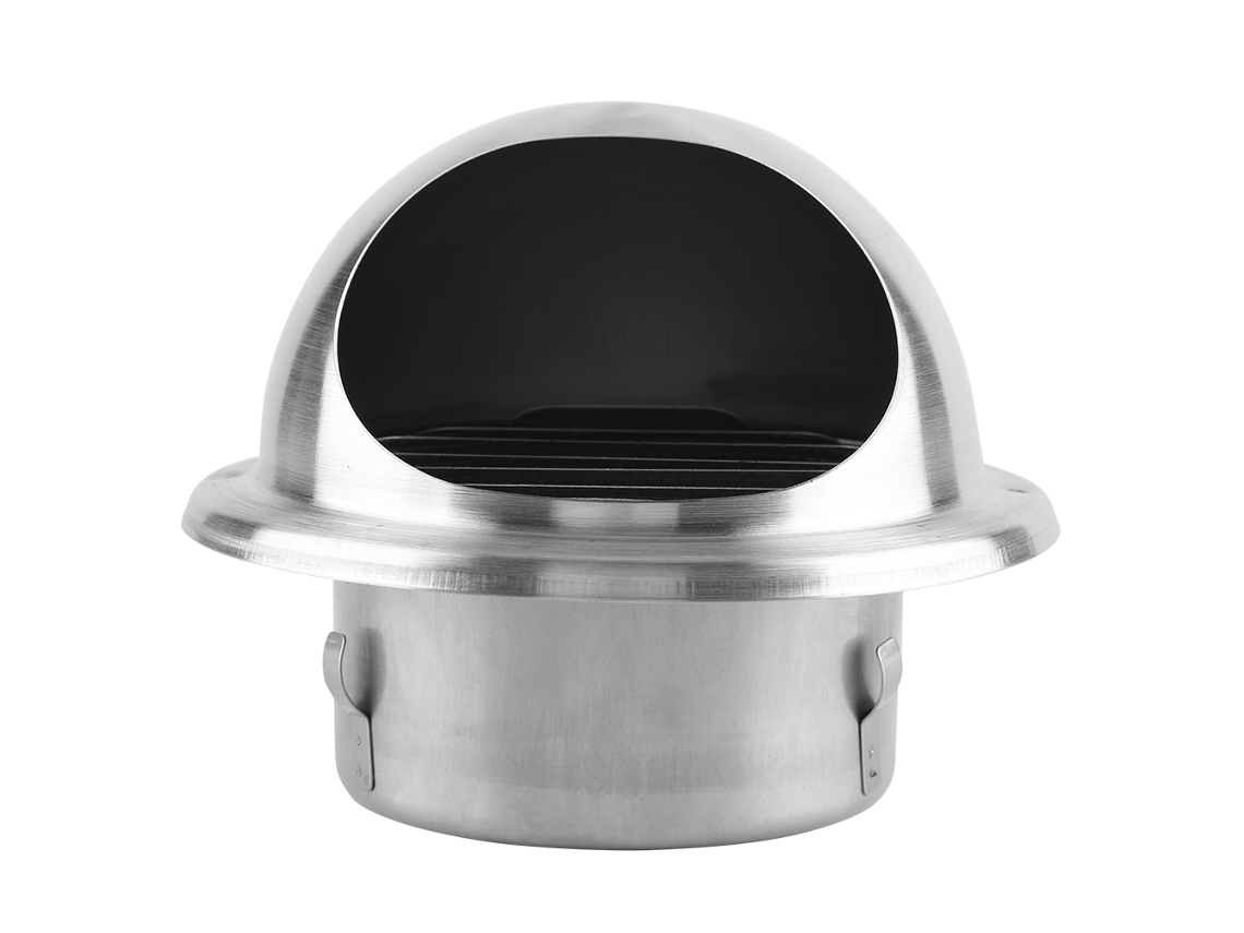 Tapa Redonda Ajustable De Acero Inoxidable Para Conducto De Ventilación, Para Uso En Pared/techo.