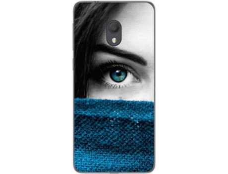Carcasa Alcatel 1C (2019) TUMUNDOSMARTPHONE Ojo Multicolor