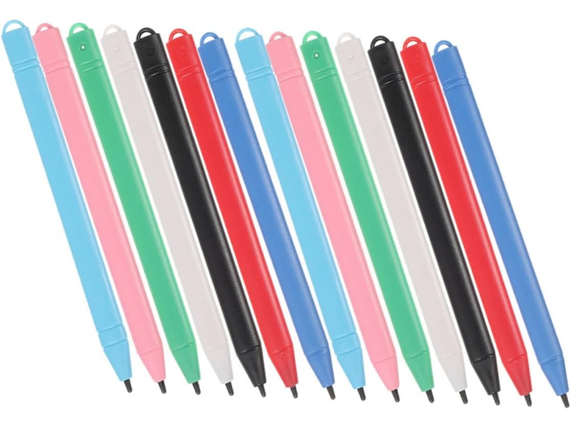 Juego de 14 lápices capacitivos para tabletas LCD. Juego de 14 lápices Gokoco para tabletas.