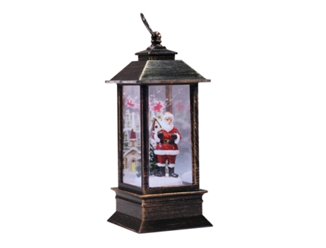 Adorno de Navidad Decoraciones Simulación Pequeña Lámpara Aceite Viento Linterna