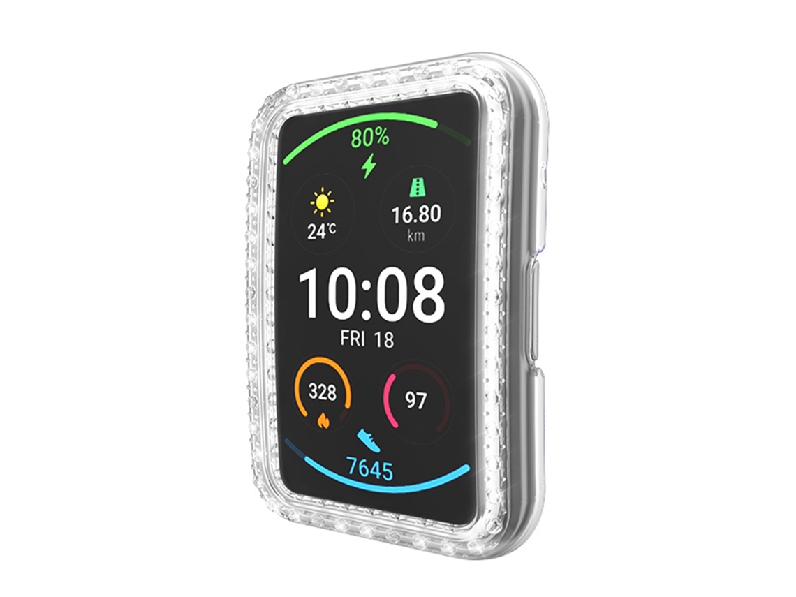 Cámara De Visión Trasera Inalámbrica 1080p Para Coche Con Ángulo De 175° Para Ios Y Funda Protectora Para Reloj Inteligente Huawei.