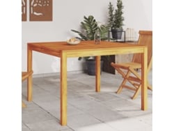 Mesa de comedor de jardín de madera maciza de acacia (110 x 110 x 75 cm), DKD HOME DECOR