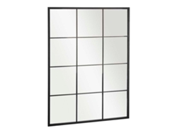 Espejo de pared Cristal Negro Metal (90 x 2 x 120 cm)