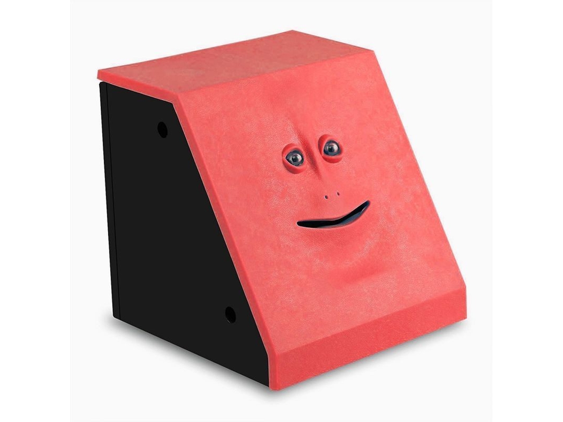 Hucha automática Mono para niños y adultos - Regalo de Navidad rojo