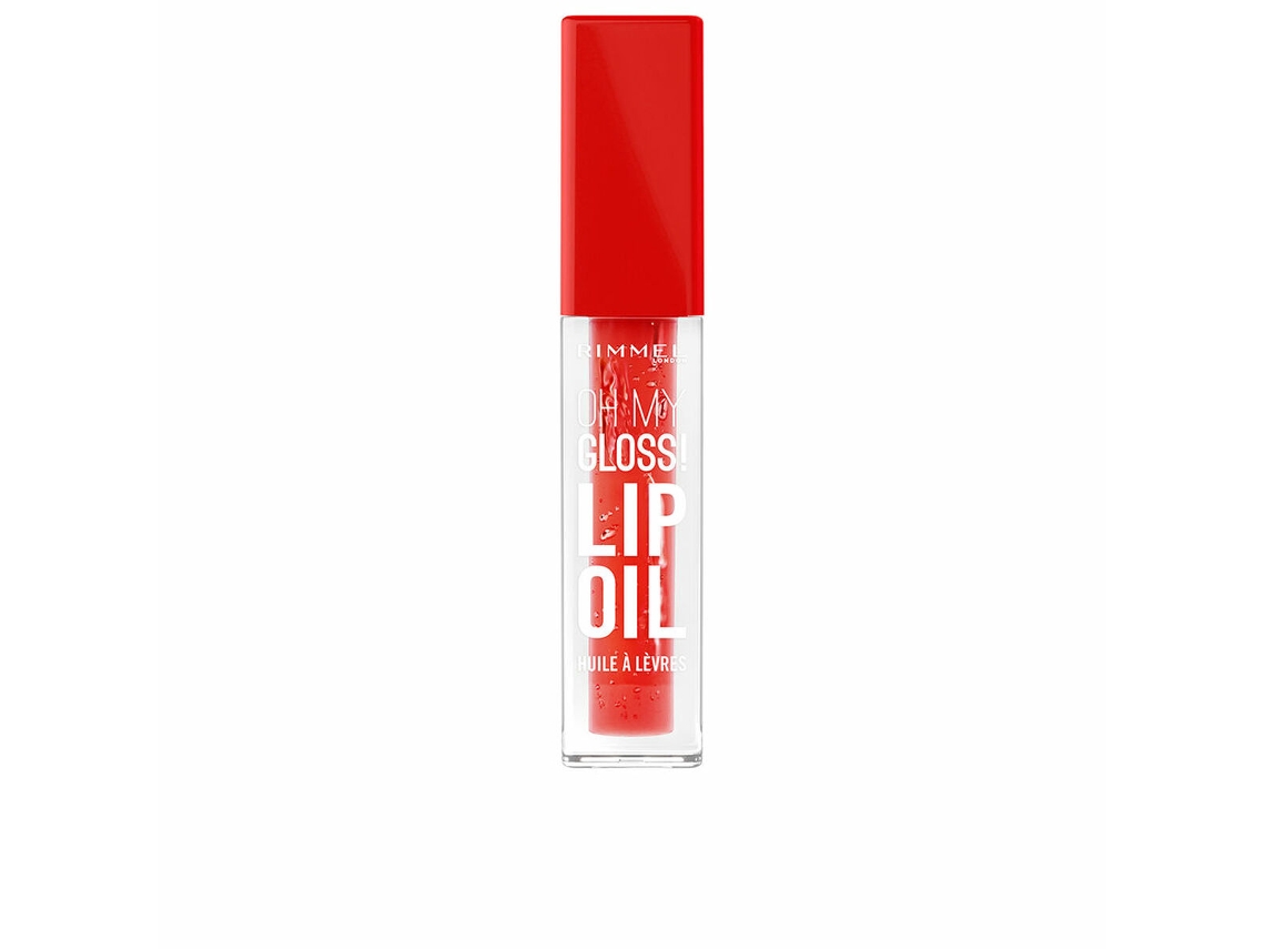 ¡Oh My Gloss! de Rimmel London. Brillo de labios (6 ml N° 004 Rojo Brillante)