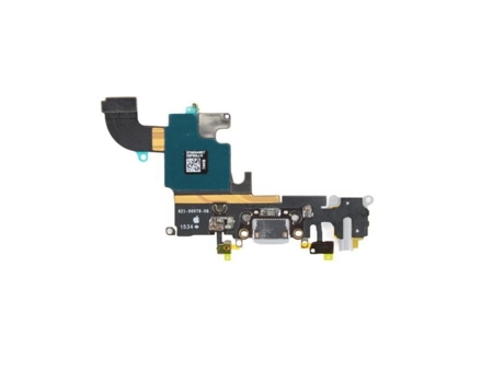 Adaptador Carga Doca Jack Micro para iPhone 6 s Negro