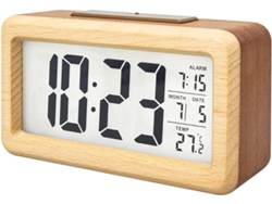 Reloj despertador digital LCD electrónico, luz nocturna con sensor inteligente, función de repetición y fecha Nicecee