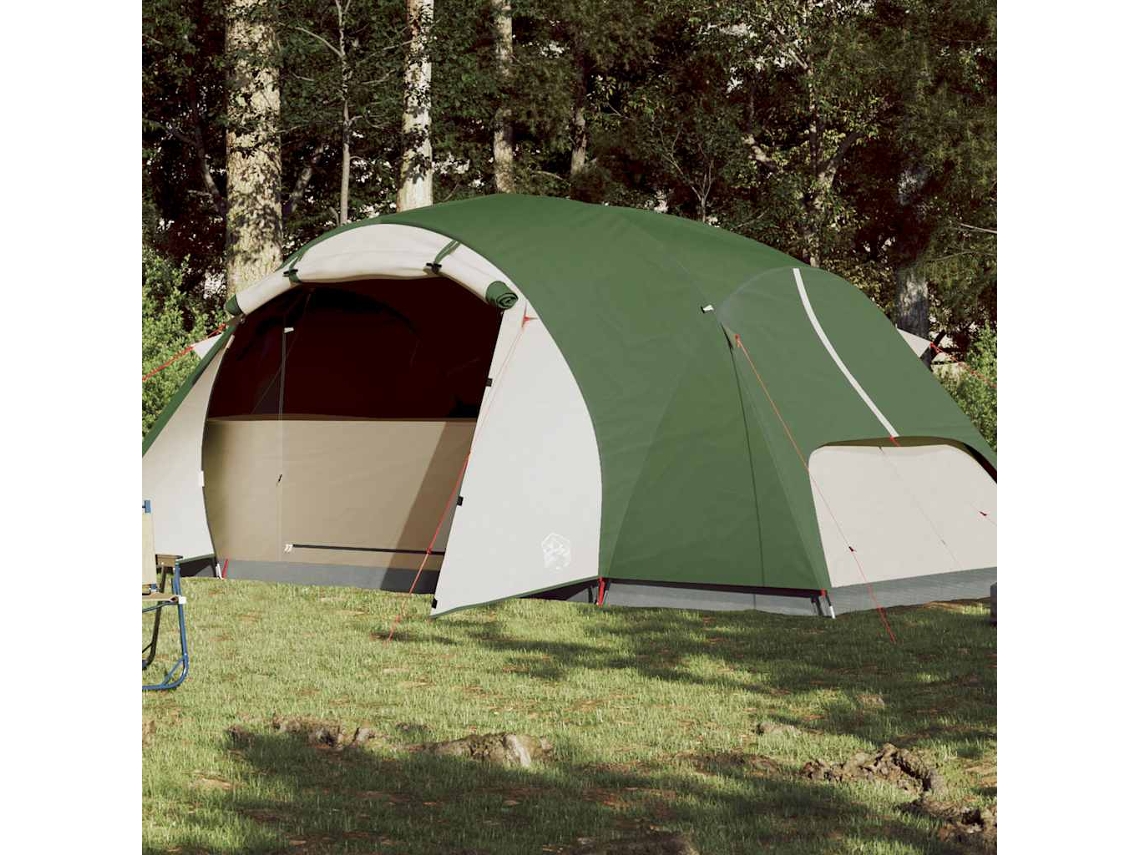 Tienda Familiar Crossvent Para 8 Personas Impermeable Verde