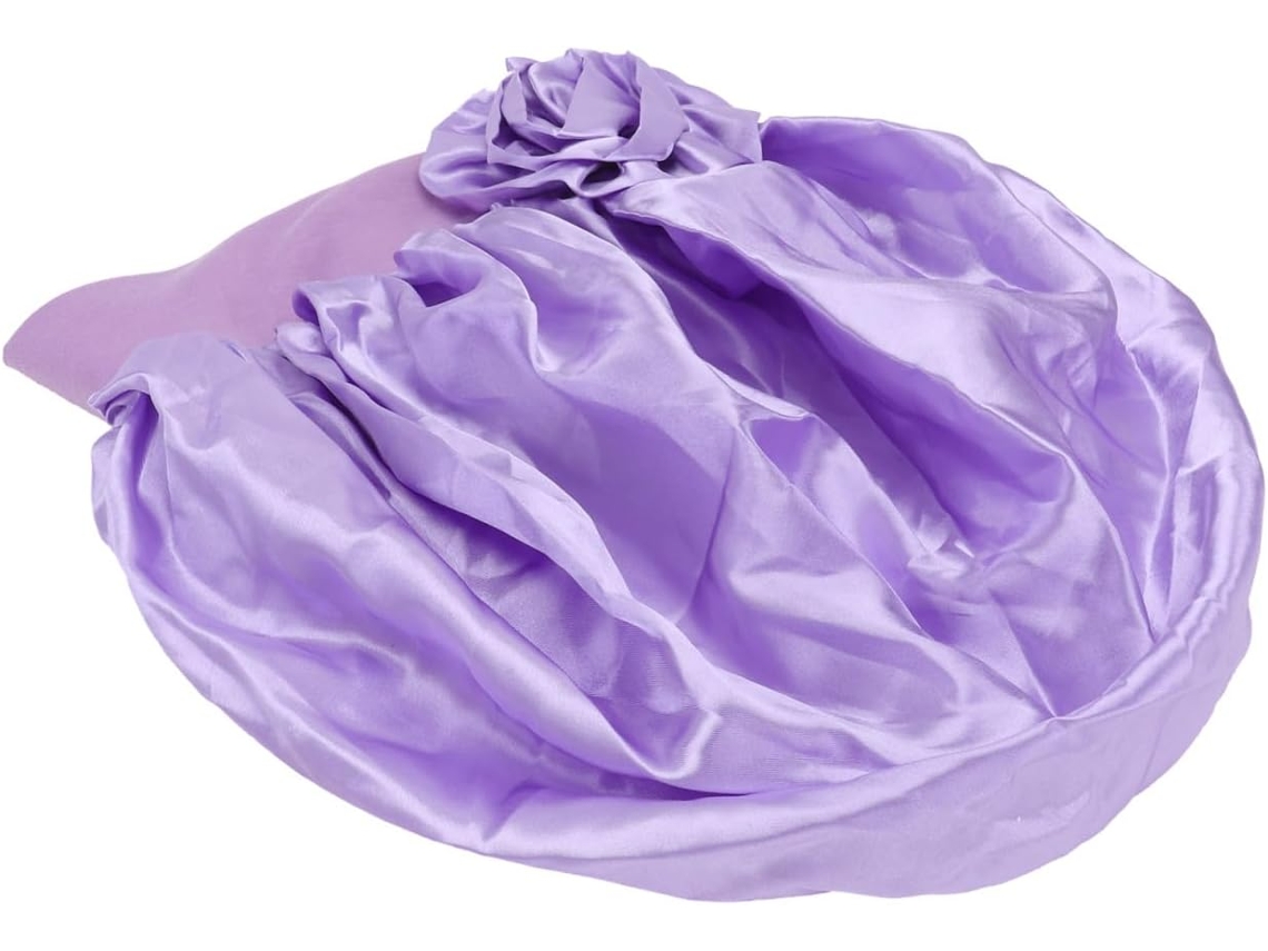 Touca De Dormir Extra Grande E Elástica Para Mulheres, Em Cetim Confortável E Respirável Para Dormir.
