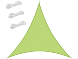 Vela De Sombra Resistente Acero Triangular 2x2x2 Intemperie