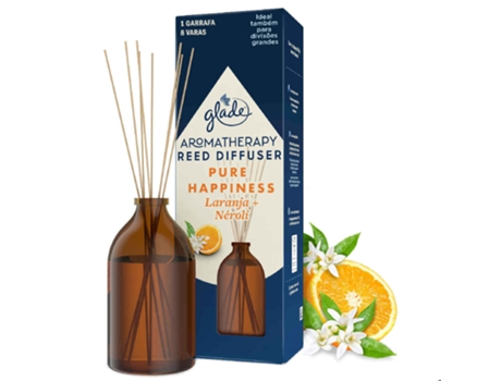 Varillas de Fragrancia GLADE AROMATERAPIA Pure Happiness