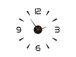 Reloj de pared de madera retro silencioso de 12 pulgadas