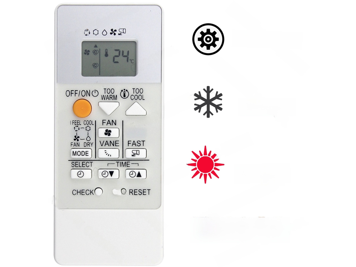 Mando A Distancia Para Aire Acondicionado Henten Home Para Mitsubishi Rh19b