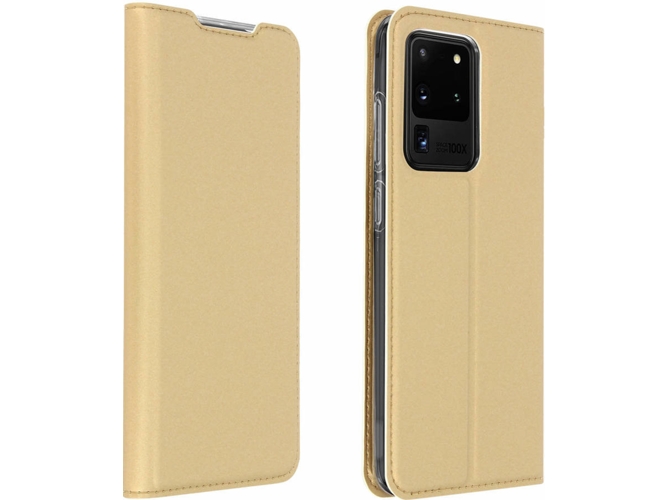 Funda Samsung Galaxy S20 Ultra DUX DUCIS Mágnético Dorado