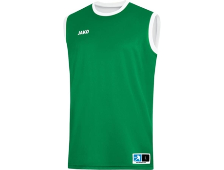 Camiseta de Hombre para Fútbol JAKO Sin Mangas Change Verde (XL)