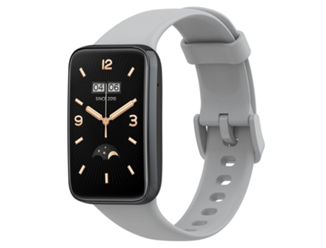 Correa TPU + PU hebilla ardillón ajustable para Xiaomi Mi Band 7 Pro - canoso