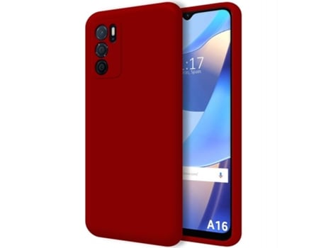 Carcasa Oppo A16 / A16s TUMUNDOSMARTPHONE Silicona Líquida Rojo