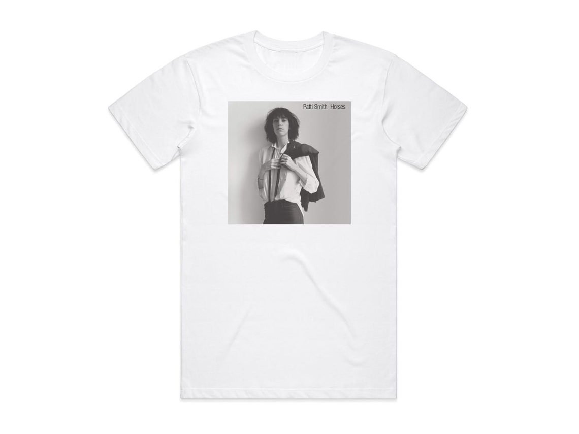 Patti Smith Horses Album Cover Camiseta White Rockinstone Size-s