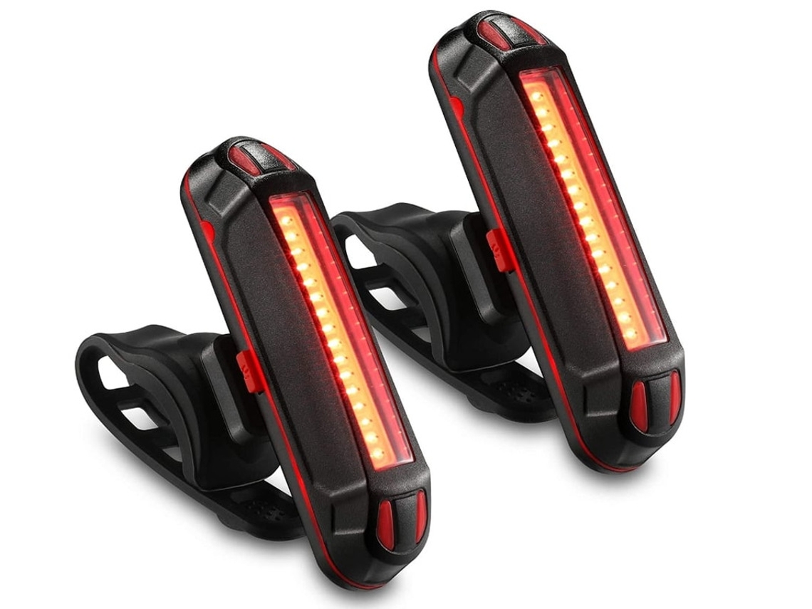 Luz Trasera Bicicleta Ipx6 Mtb/casco Negra Yizhood