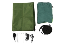 Hamaca Colgante Portátil Para Camping Con Mosquitera Y Cubierta Impermeable Para Patio O Jardín