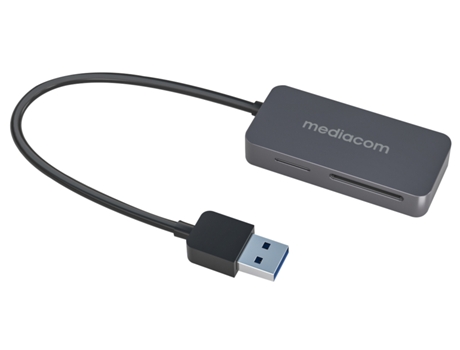 Mediacom MD-S400 lector de tarjeta USB 3.2 Gen 1 (3.1 Gen 1) Type-A Aluminio