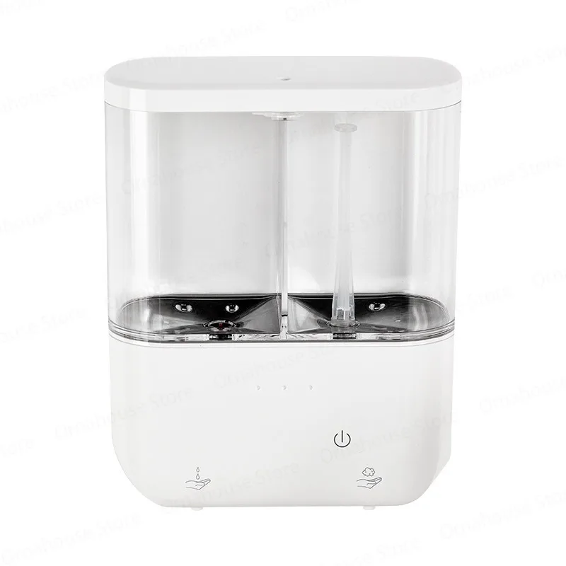Dispensador Automático De Jabón Líquido Y Espumoso, Con Sensor, Cabezal Doble, Sin Contacto, Recargable, 3 Niveles De Dosificación