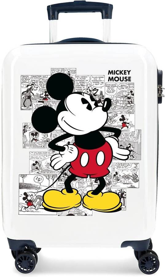 Maleta De Cabina mickey comic viaje disney 34 l