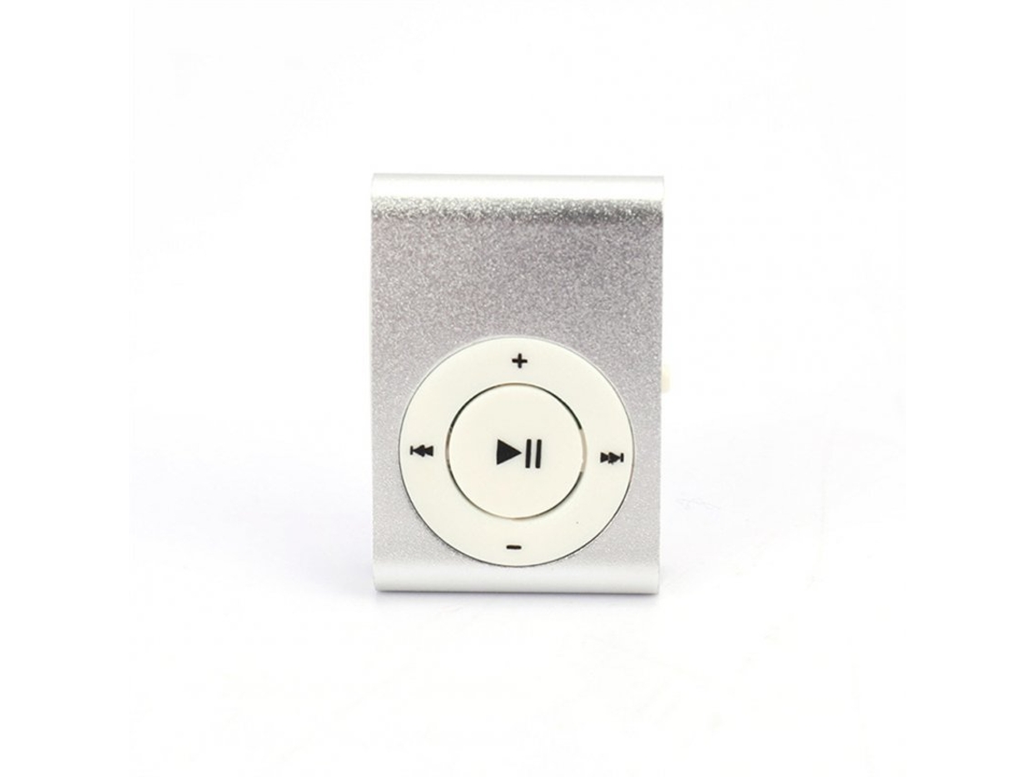 Lector MP3 Reproductor de música estéreo Carga USB Plata Gris