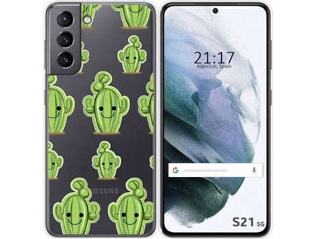 Carcasa Samsung Galaxy S21 5G TUMUNDOSMARTPHONE Cactus Multicolor