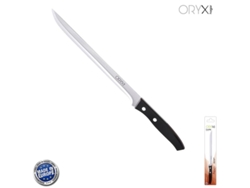 Cuchillo de Cocina Aspen Jamonero Hoja Acero Inoxidable 25 cm Negro ORYX