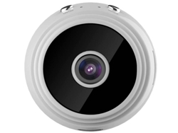 Minicámara espía Bestvite HD 1080P con WiFi, visión nocturna inalámbrica y detección de movimiento (blanca)