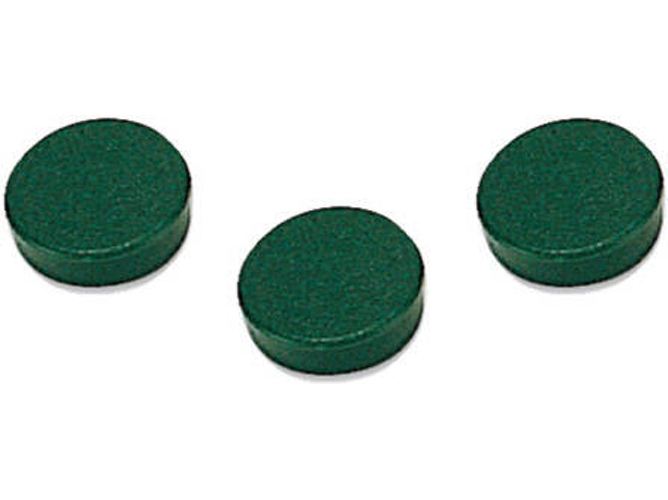 Conjunto de 10 Imanes BI-OFFICE (Verde - 30mm)