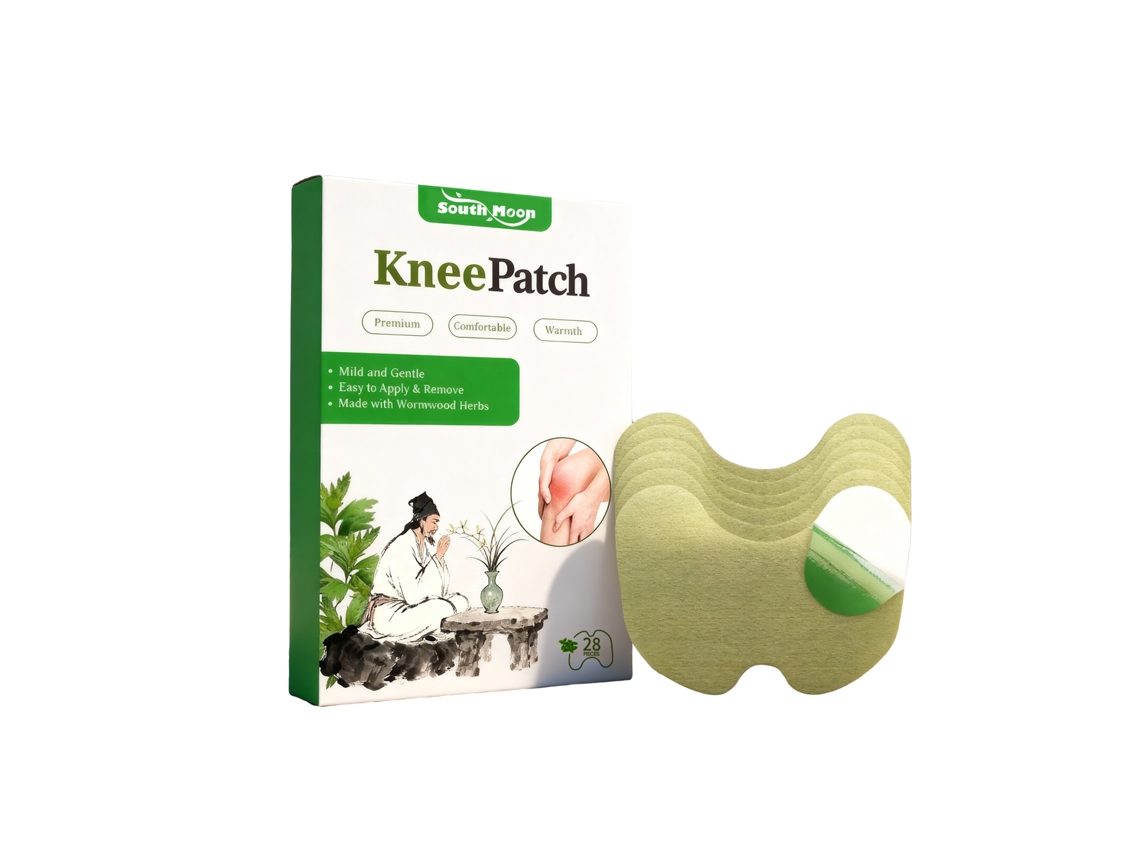 Parche para la rodilla con hierbas: soporte eficaz.