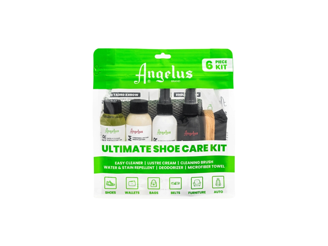 Kit definitivo para el cuidado del calzado Angelus