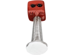 Adorno para coche en miniatura con cabezas brillantes, hecho de cristal de jaspe rojo natural.