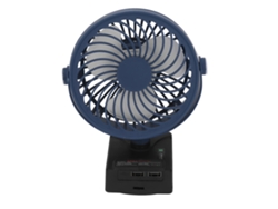 Ventilador inalámbrico de 21 V con batería de litio, portátil para acampar.