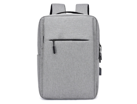 Mochila de viaje para mujeres y hombres, mochila para ordenador portátil de negocios, mochila sencilla, mochila informal, color gris