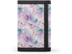 Cartera de hombre con estampado de mariposas (sin marca)