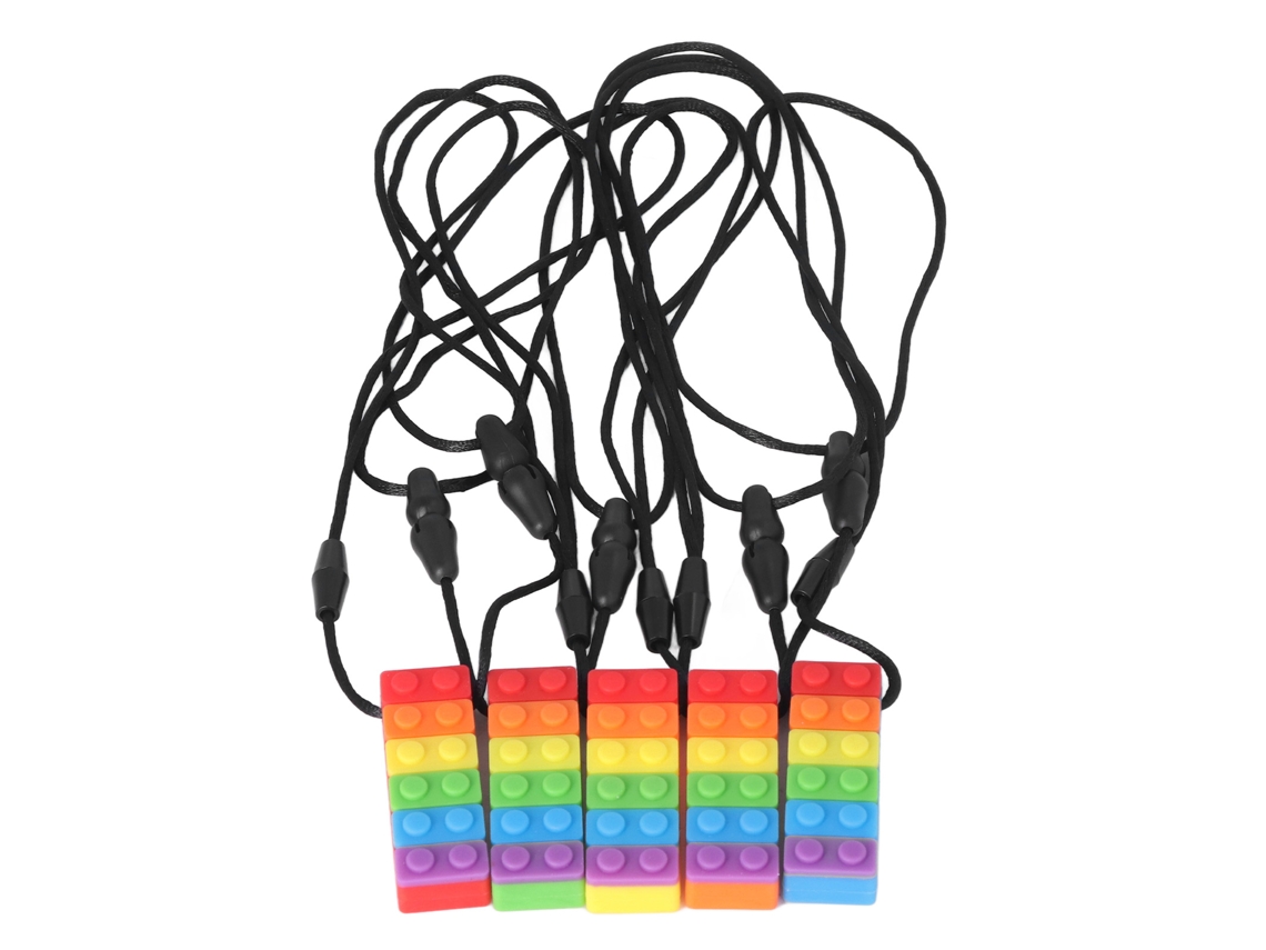 Juguetes Para La Dentición Del Bebé, Silicona Sin Bpa, Diseño Arcoíris, Chupete, Masajeador De Dientes.