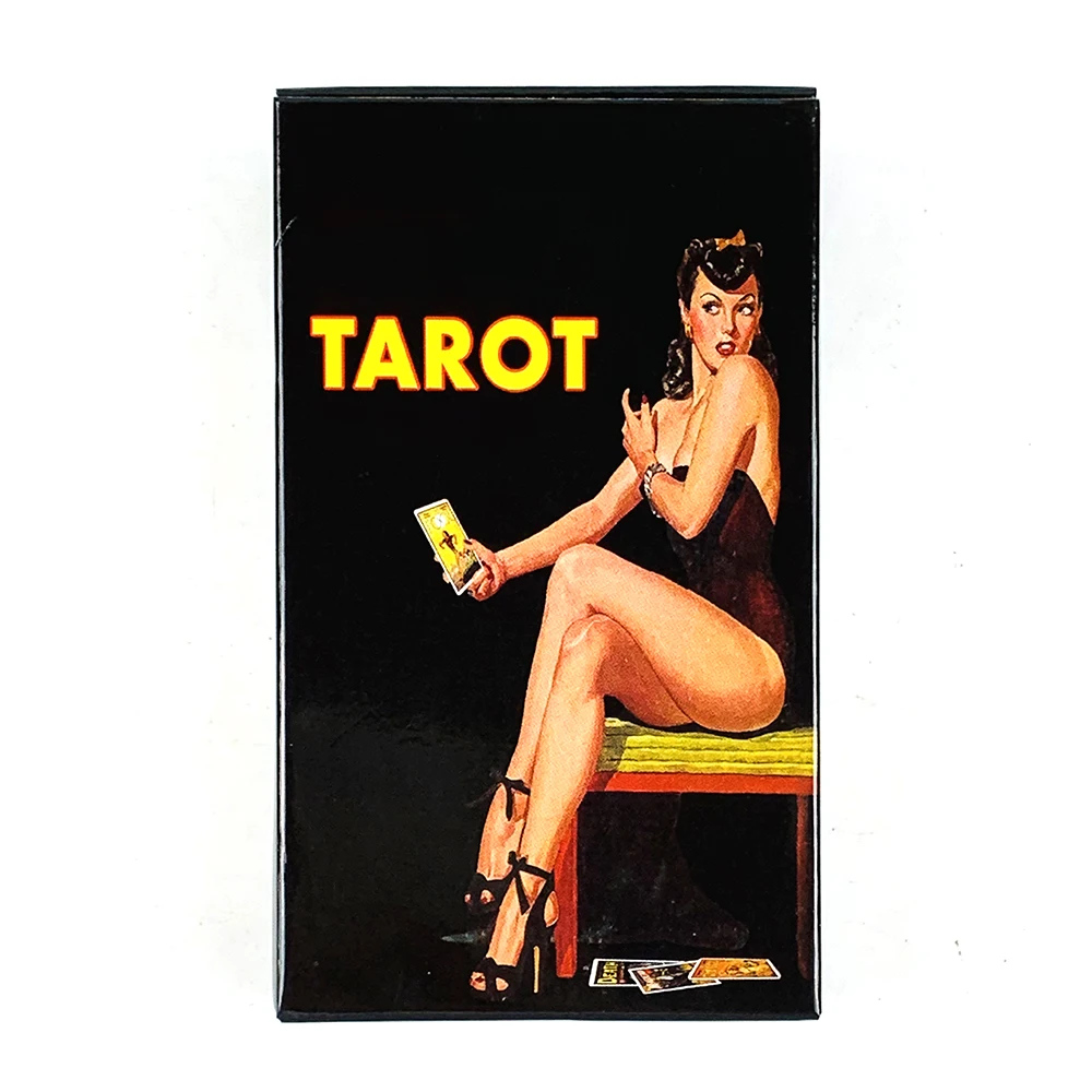 Baraja De Tarot Grande, 78 Cartas, Con Diseño Inspirado En Revistas, Incluye Guía.