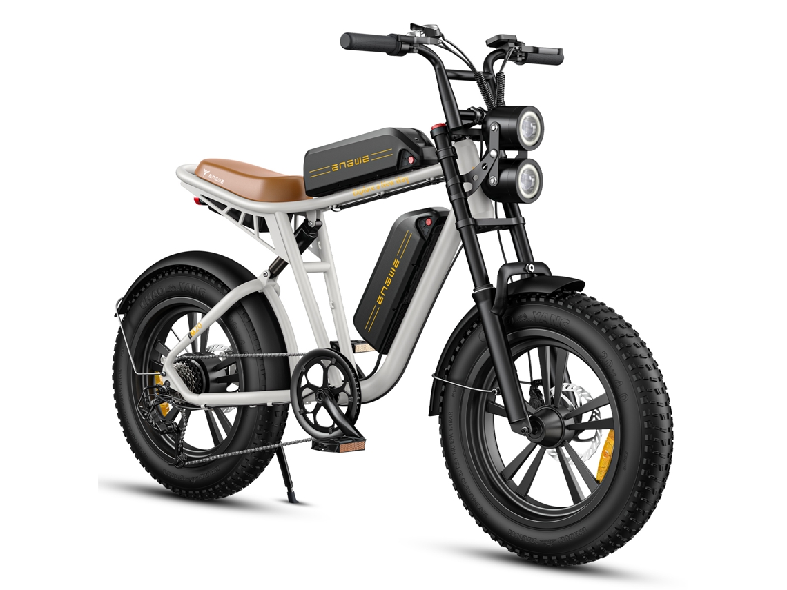 Bicicleta Eléctrica Engwe M20 Con Doble Batería: Motor De 1000 W, Autonomía De 150 Km, Neumáticos Anchos De 20" Y Suspensión Hidráulica Para Aventuras