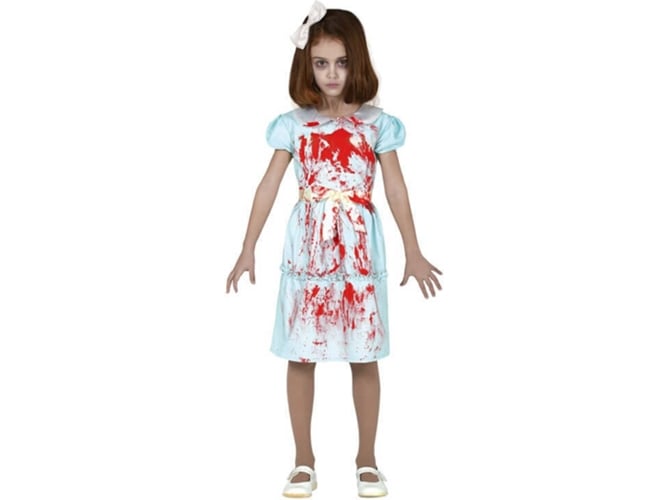 Disfraz de Niña DISFRAZZES Gemela Fantasma (Talla: 5 a 6 años)