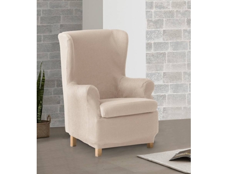 Funda de Sillón EIFFEL TEXTILE Rústica Ala Elástica (Beis - Poliéster - 70x90 cm)