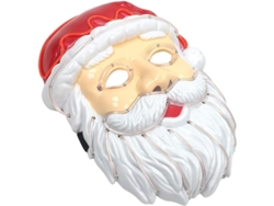 Máscara De Papá Noel Con Luces Led Brillantes Para Decoración De Fiestas Navideñas, Disfraz De Cosplay Para Hombres, Mujeres Y Niños.