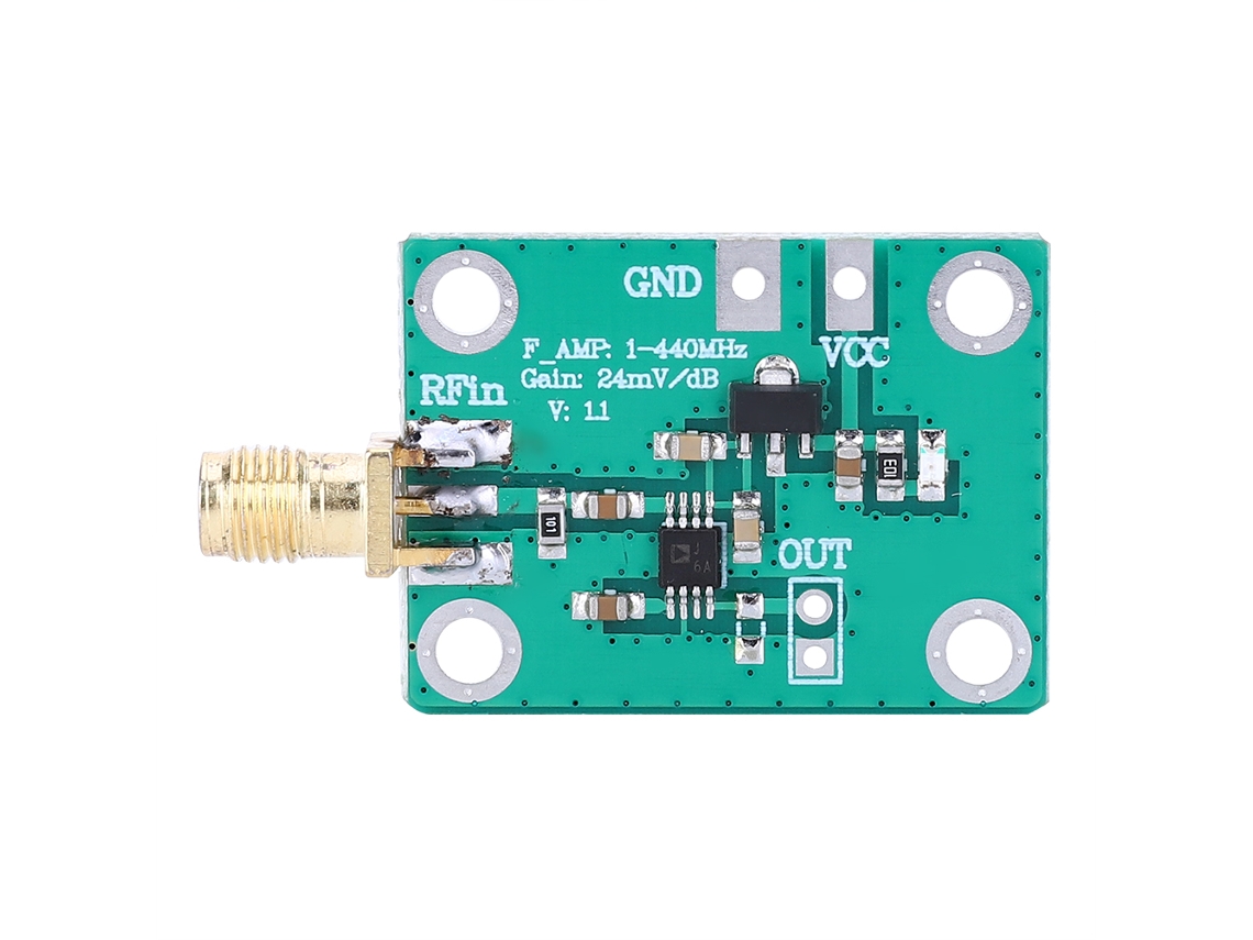 2026-placa Detector Logarítmico Rf Ad8310 1‑440mhz Tester De Potencia Medidor Componente Electrónico