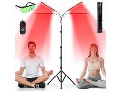 Lámpara de terapia de luz roja para el cuerpo, luz roja de 660 nm e infrarrojo cercano de 850 nm.