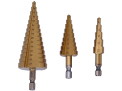 Juego De 3 Brocas Graduadas De Acero De Alta Velocidad De 412/420/432 Mm Con Vástago Hexagonal.