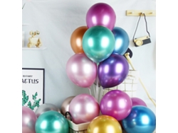 Globo De Látex Metálico Grueso De 30 Cm (12 Pulgadas) Para Decoración De Bodas, Cumpleaños Y Fiestas (1 Unidad)
