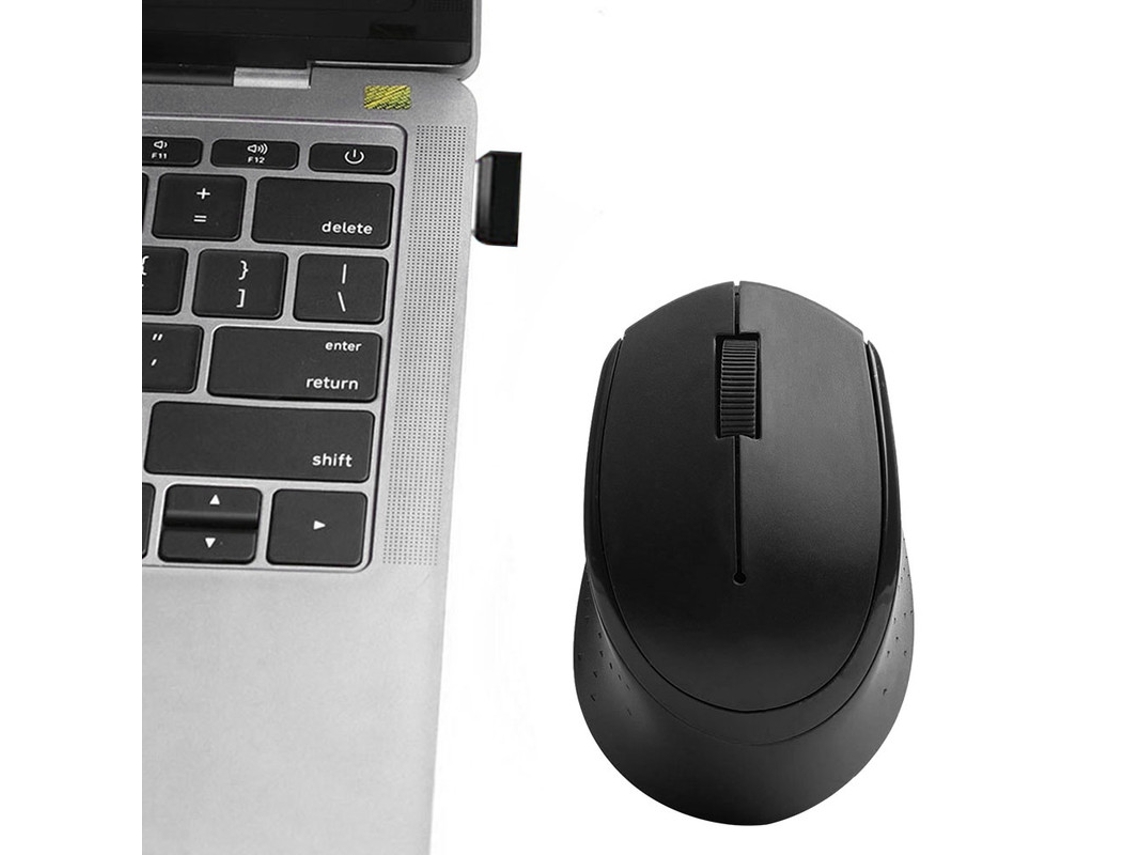 Ratón inalámbrico silencioso Yizhood M330 de 1000 dpi, óptico y silencioso de 2,4 GHz con receptor USB para oficina, hogar y PC, color azul