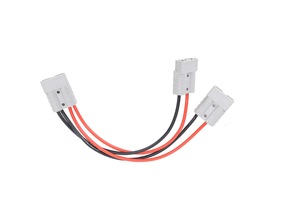 Conector De Carga Para Carretilla Elevadora Eléctrica De 600 V Y 50 A Con Cable De Cobre Y Carcasa De Policarbonato De 6 A 12 Awg.